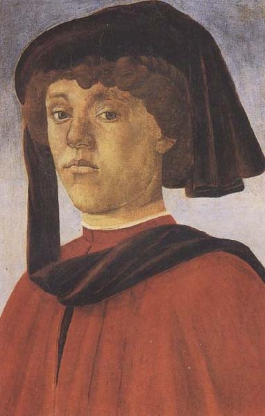 Sandro Botticelli Portrait of a Young Man oil painting image